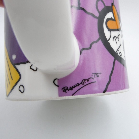 Romero Britto for Coca-Cola Large Mug 2014 Bottles Hearts Love - Picture 6 of 12